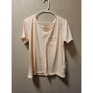 Roxy Surf Club Tee, Light Pink Sz LG